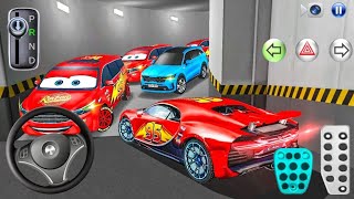 New McQueen Bugatti car Stuck in Parking Garage - 3D Driving Class - Car Game 3D Driving Class 2026