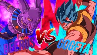 Gogeta Vs Beerus battle Of Gods