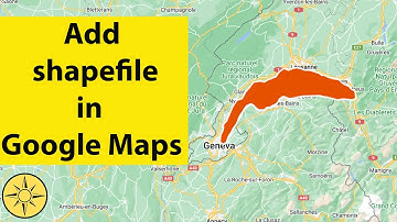 Import shapefile into Google Maps