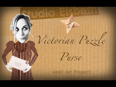 Mail Art Project: How to make a Victorian Puzzle Purse