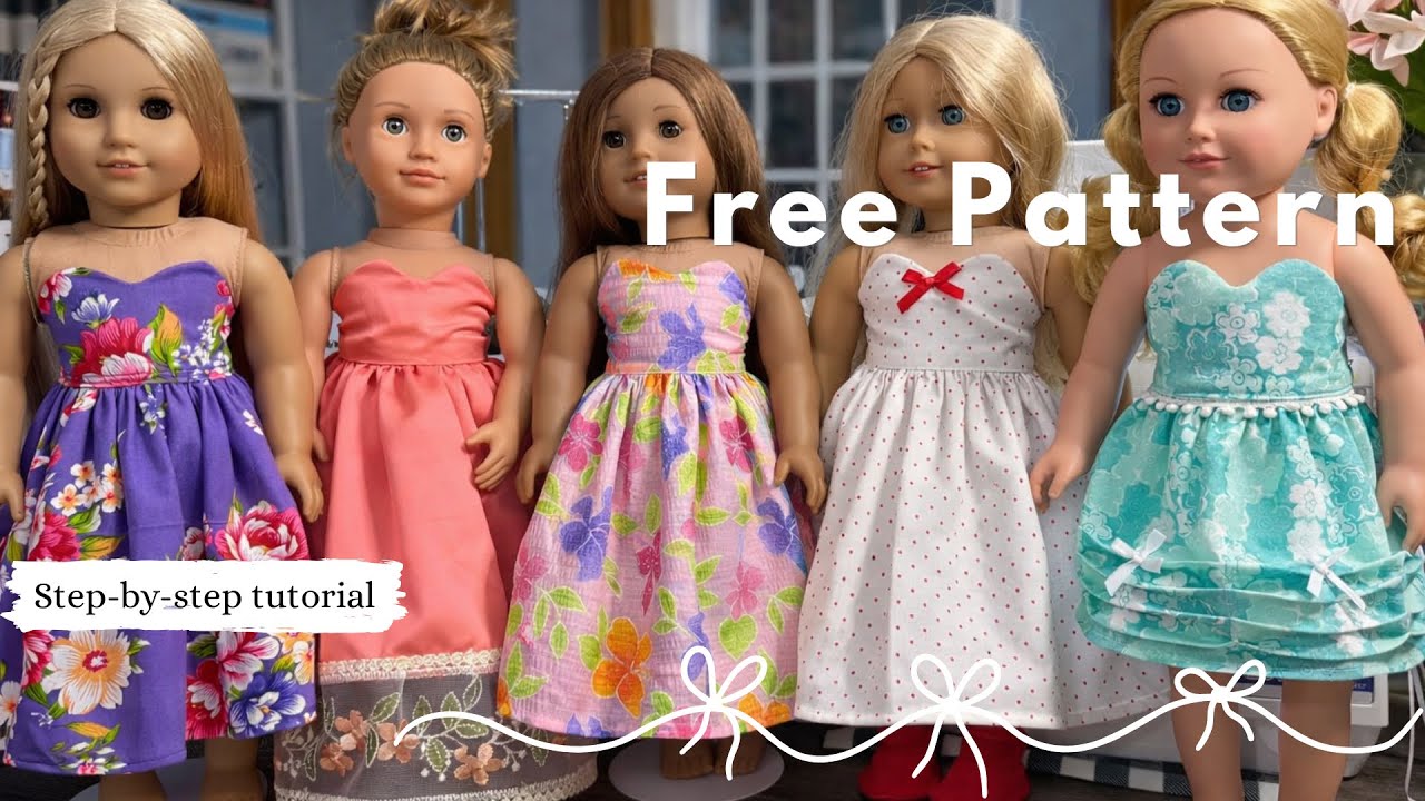 Урок по пошиву платья-куколки с вырезом «сердечко» | HappyBankkyCraftymom