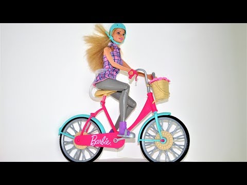 Кукла Барби на велосипеде. Обзор игрушек Велосипед для куклы Барби Bicycle Barbie Original Toys