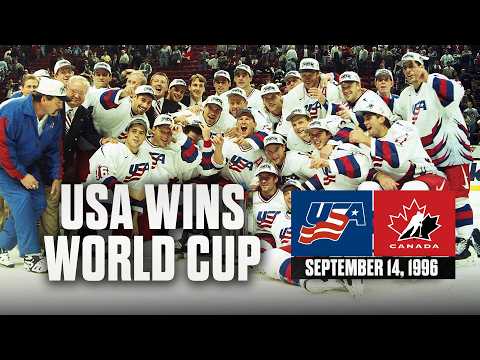 FULL REPLAY: USA vs. Canada | 1996 World Cup of Hockey Final