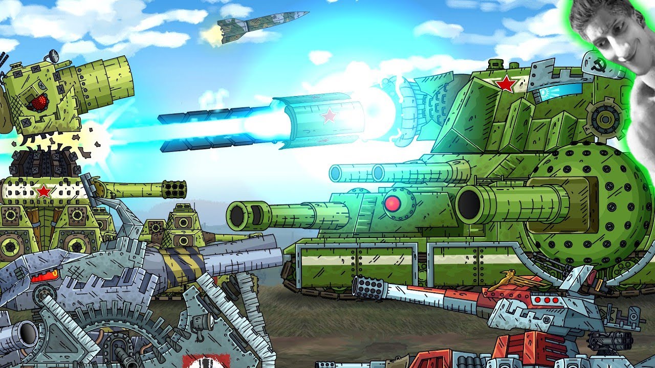 ОН приехал за нами... ВОСТОК-1 против 4-х Монстров - Реакция на Геранд - Мультики про Танки Gerand