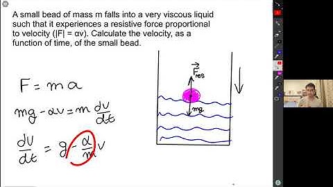 air resistance(mechanics problem #6)