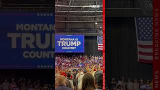 Trump takes the stage in Bozeman to rally for Tim Sheehy