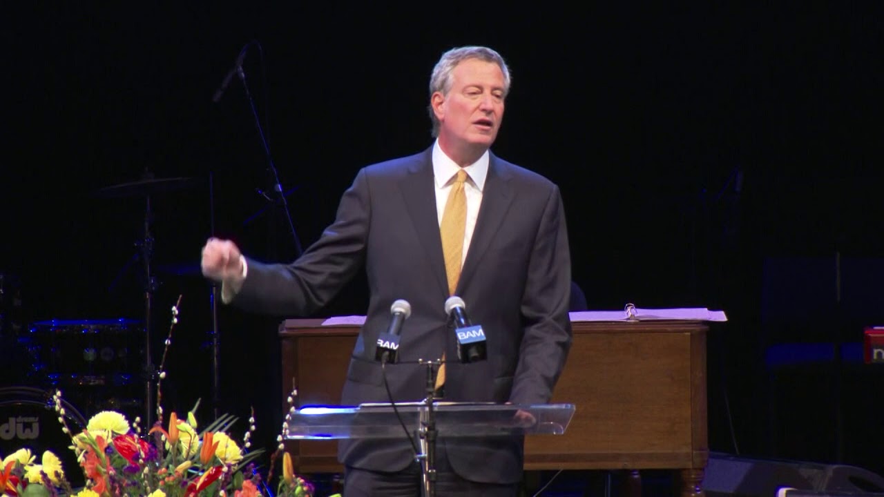 Mayor de Blasio Speaks at Brooklyn Academy of Music's Tribute to Dr. Martin Luther King Jr. mayor de blasio children