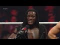 R-truth being a national treasure for 8 minutes and 43 seconds straight