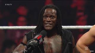 R-truth being a national treasure for 8 minutes and 43 seconds straight
