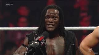 R-truth being a national treasure for 8 minutes and 43 seconds straight