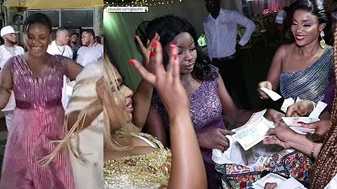 Watch How Actress Laide Bakare's Daughter Dance Like Her As Iyabo Ojo Spray Her Money.