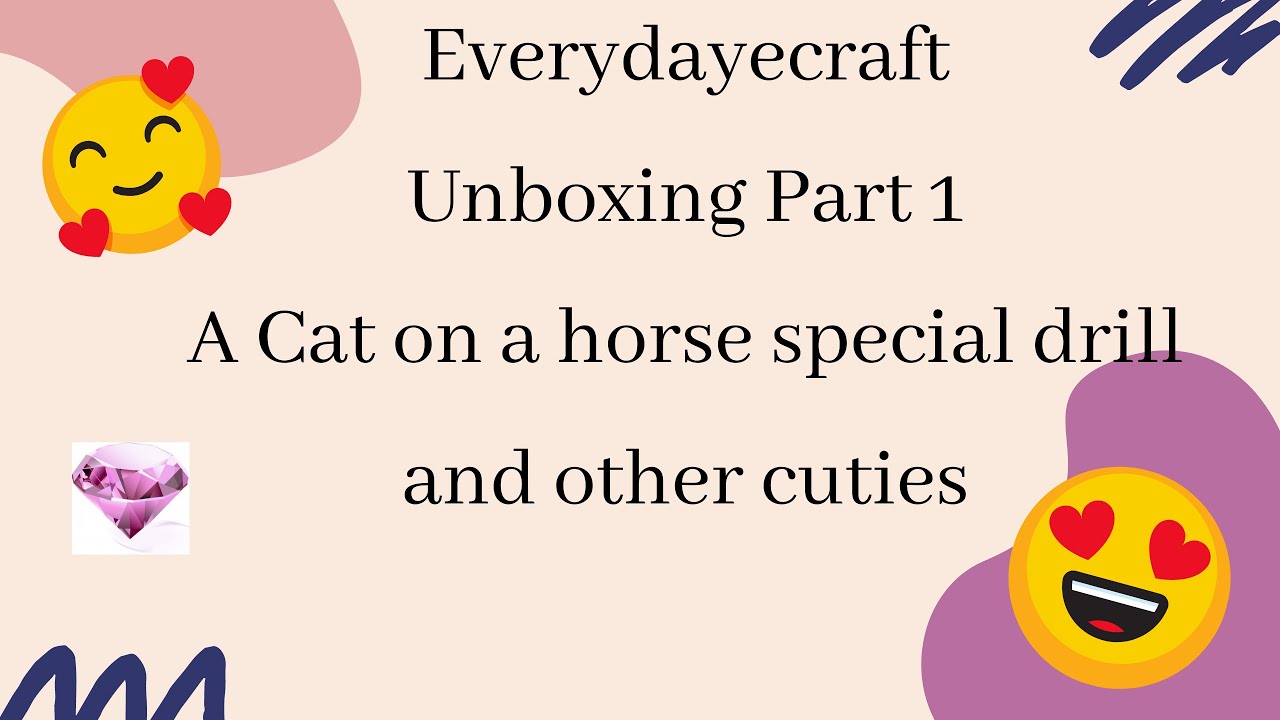 Everydayecraft Part 1 Special shapes drills and other cute diamond paintings