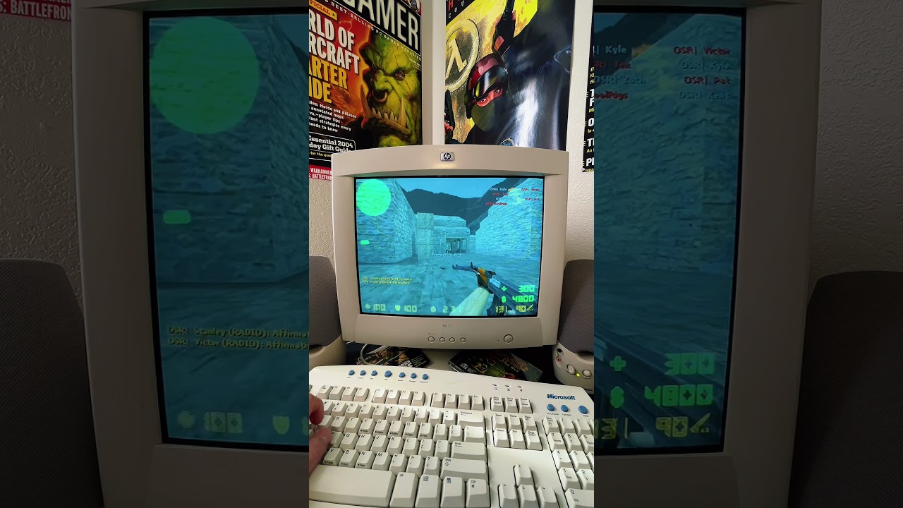 Играю в CS 1.6 на сервере Aztec 