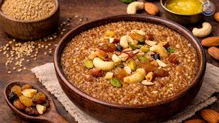 Gujarati Lapsi Recipe | Sweet Daliya with Jaggery | Broken Wheat Halwa | Soft Grainy Perfect Texture screenshot 3