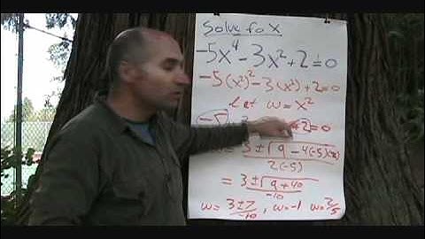 Factoring: Part 18: Let Statement (Part 3): Quadratic Formula: Language of Mathematics IIIb (115)
