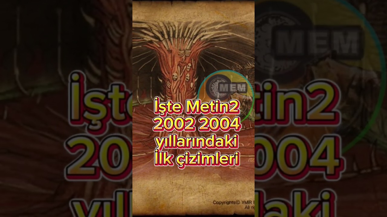 Metin2 İlk Çizimleri 2002 2004 Yılı Taslak Çizimler Tasarımlar 