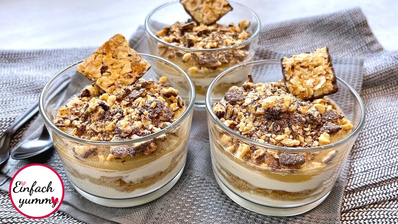 Apfel Streusel Kuchen im Glas 🍎🍏 cooles Dessert  Thermomix® TM6