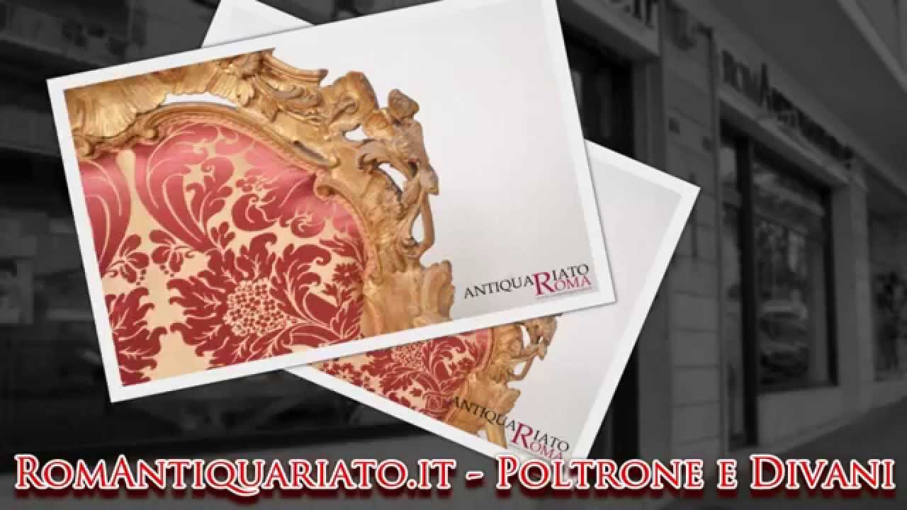 Poltrone e Divani Antiquariato Roma