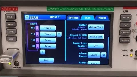 Temperature Scanning for Thermal Profiling with the Keithley DAQ6510