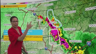 NEXT Weather Alert: Thunderstorms, flash floods, and tornado warnings create chaos in north Georgia