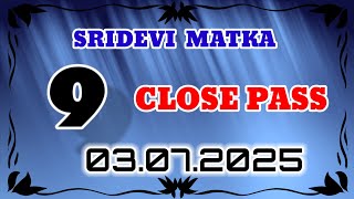 SRIDEVI DAY MATKA TODAY 03/07/2025#sridevi #lotterynumbers #mathstricks