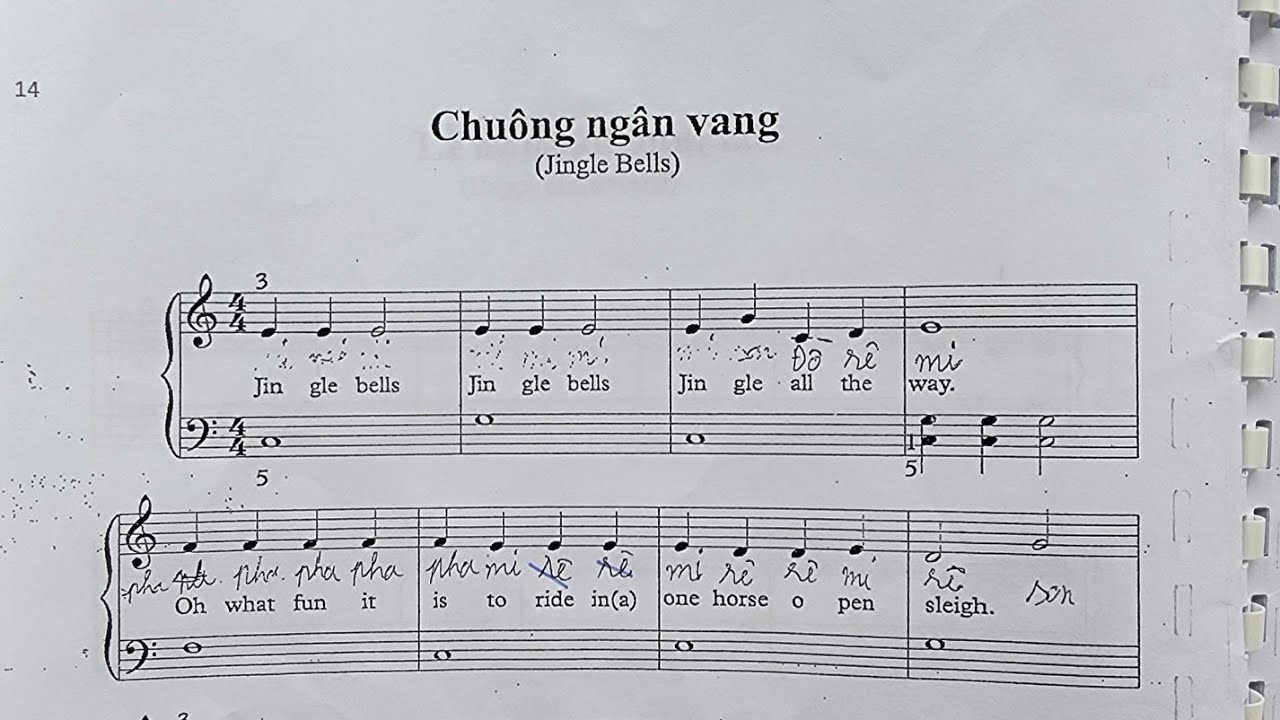 Bài 12: Hướng Dẫn Học Piano - Bài Chuông Ngân Vang (Jingle Bells) Ghép 2 Tay