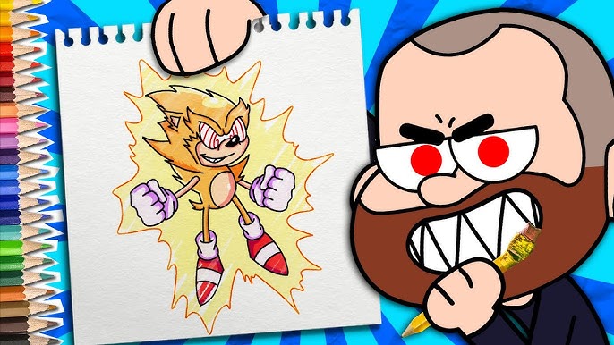 Sonic - (mal desenhado) Aprendendo.. - Desenho de kevinoliver - Gartic