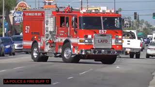 LAFD ENGINE 57 RESPONDING