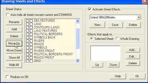 Part L: Overland Mapping with Campaign Cartographer - Handout Maps