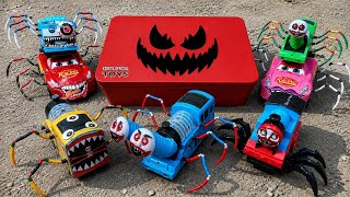 Bermain Kereta Api Hantu Laba-laba, Thomas and Friends, Mobil Laba-laba, ALL MONSTER #71