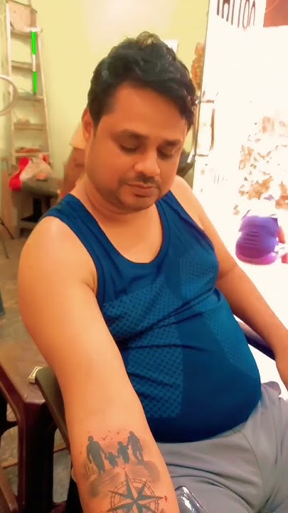  Family compass tattoo 🙏🙏 (7517309391) Goa Calangute Beach 🤩🤩 - YouTube