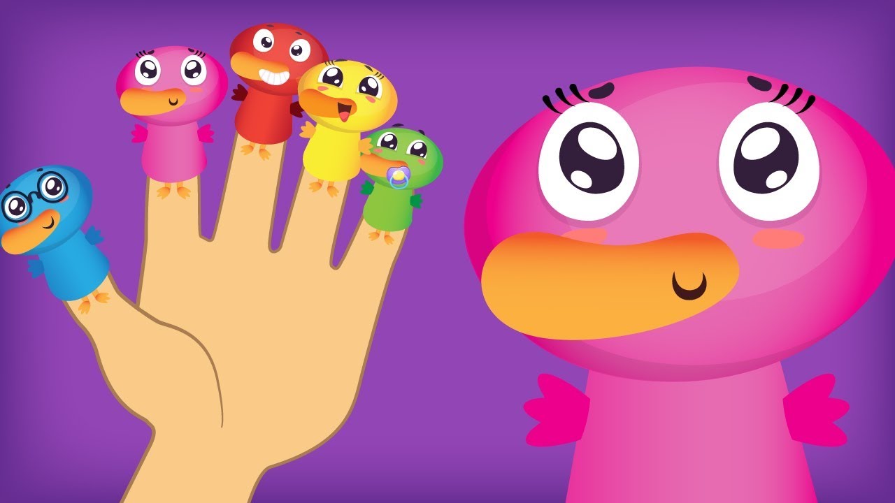 The Finger Family Duck Family Nursery Rhyme & More Songs by Luke and Mary