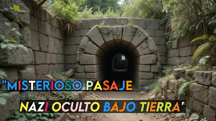 El túnel secreto De la Segunda Guerra Mundial descubierto