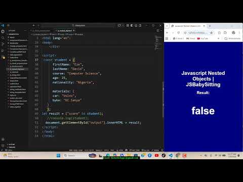 JavaScript Nested Objects Tutorial | JS Babysitting (Part 29)
