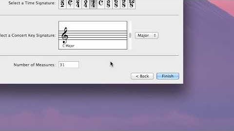 Finale Notepad tutorial 1 - Setting up your score