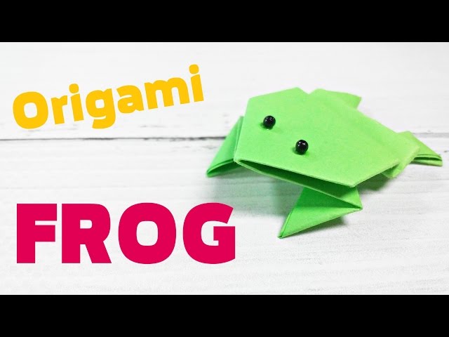 3d Origami Origami Animals Frog That Jumps Easy Step By Step
