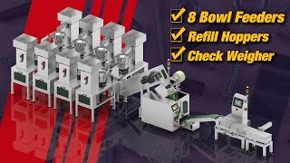 Screw Packaging Machine | Automatic Screw Counting Bagging Packing Line