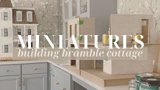 Building Bramble Cottage  Realistic EnglishInspired Miniature Dollhouse