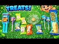 ASMR Most Popular Candys / some lots of colorful rainbow lollipop candy / unpacking chocolate eat 