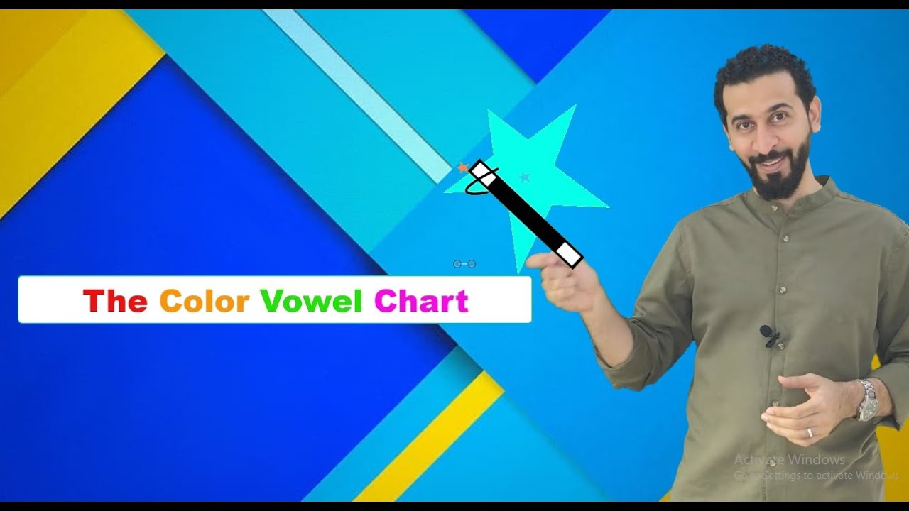 طريقة سحرية لتعلم النطق Vowel Color Chart - YouTube