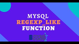 LIKE and REGEXP in SQL