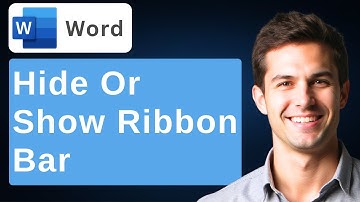 How To Hide Or Show Ribbon Bar In Microsoft Word [2025 Guide]