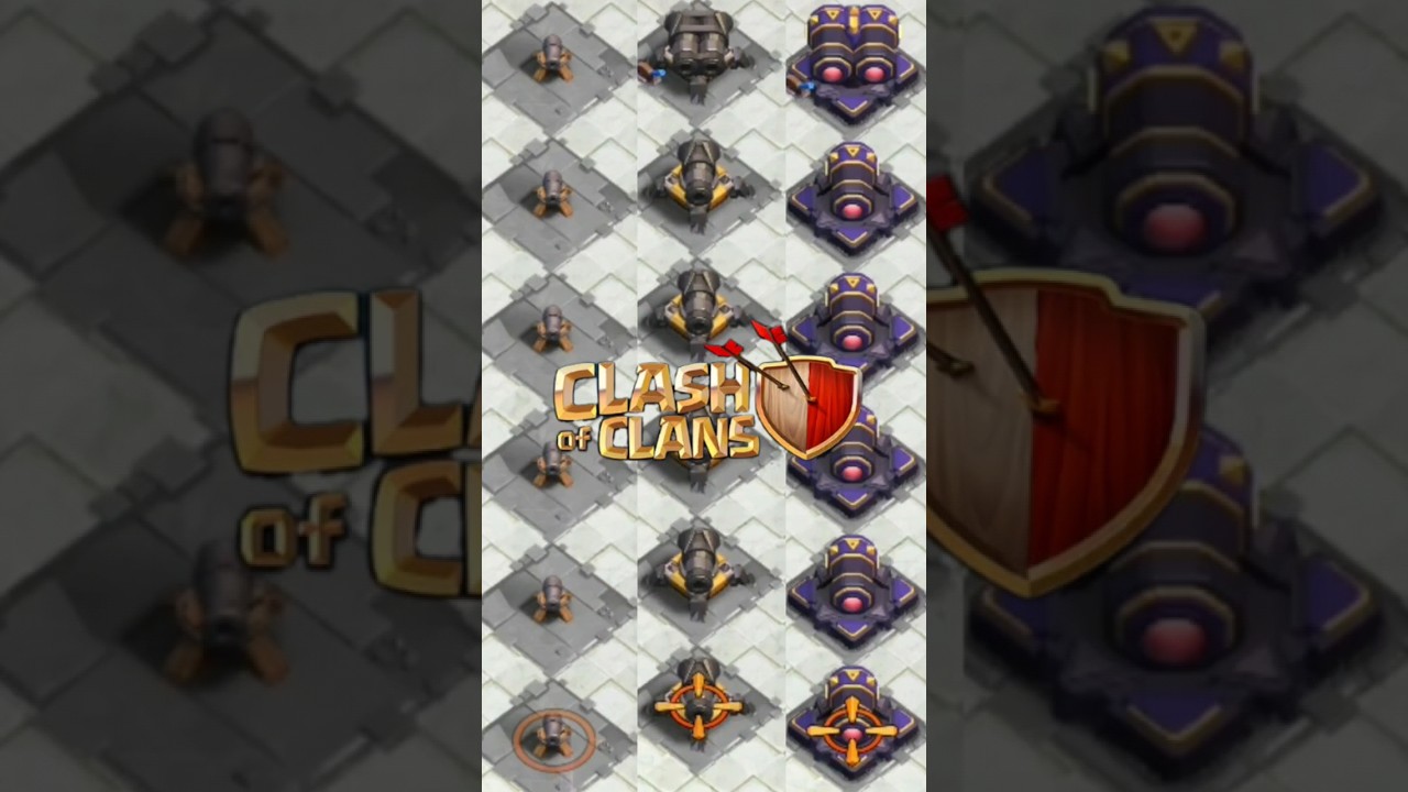 🏹Archer Queen👑 vs All Level Cannon | 