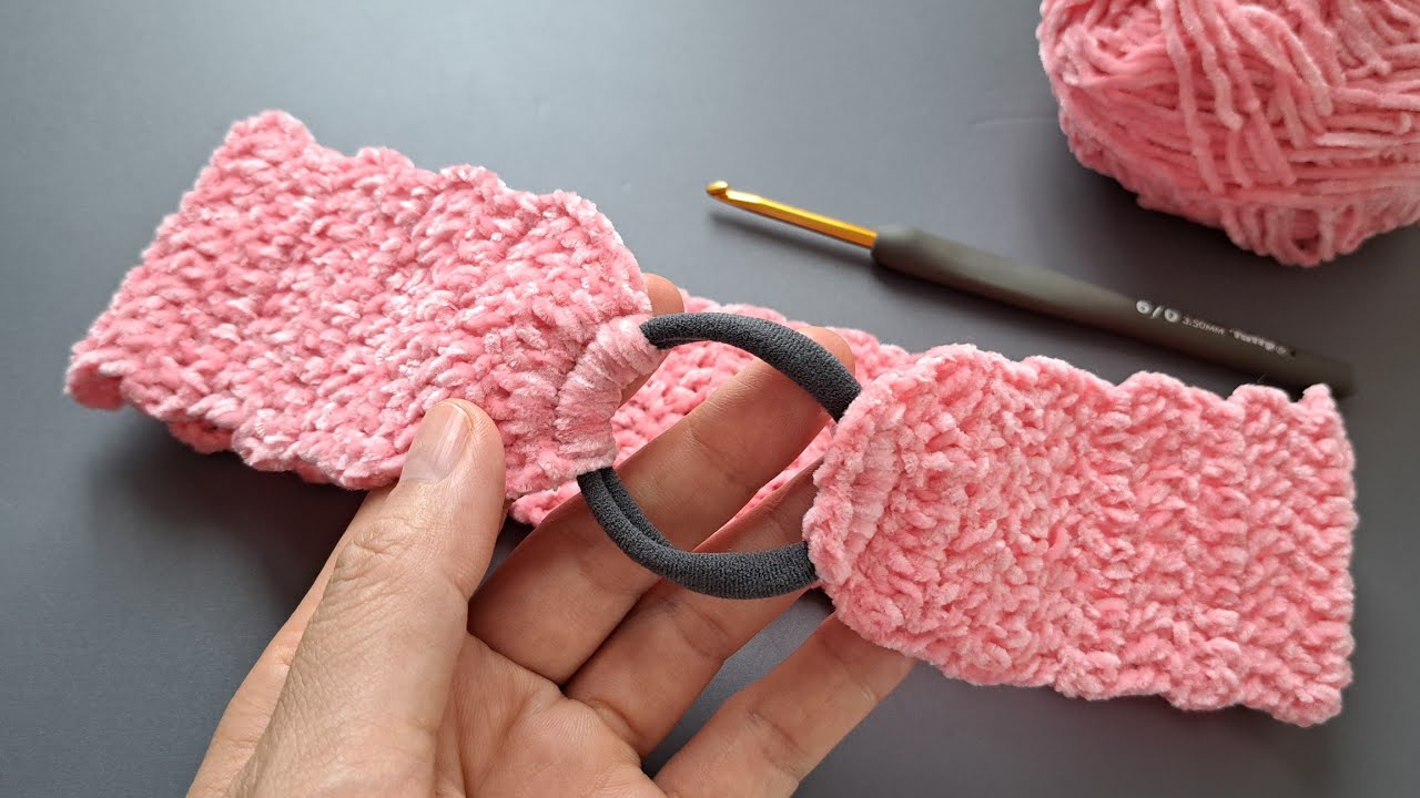 Super Easy Crochet Skincare Headband | DIY Crochet Face Wash  display picture 1