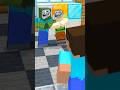 悲しいストーリー⁉音楽を使ってゾンビがスティーブを倒す! #minecraftanimation #shorts