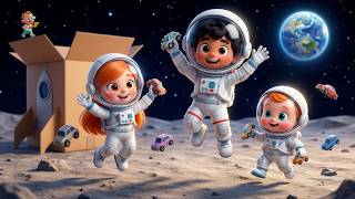 🚀 A Moon Adventure! Kids Pretend Play Space Rescue &amp; Nursery Rhymes