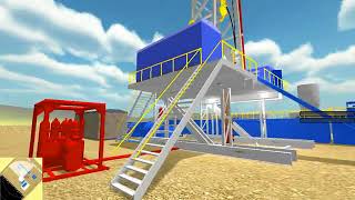 3D Drilling Rig Simulation   Oil and Gas Training Simulation