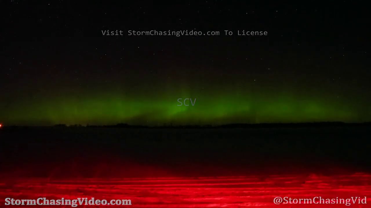Aurora Borealis Fills The Night Sky In Sub Zero Temps - St. Cloud, MN - 2/7/2021