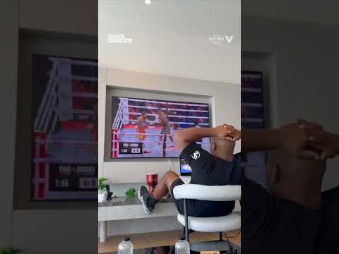 DC LOSES IT after Anthony Joshua KNOCKS OUT Jake Paul 👀🤯 #shorts #boxing #jakepaul #danielcormier