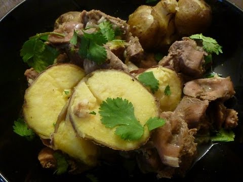 Bizarre Foods - Chicken Gizzards With Jerusalem Artichoke And Sweet Potatoes